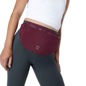 Sweaty Betty Burgundy Waist belt Bag Fanny pack